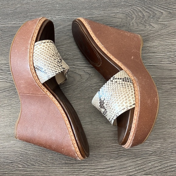 Prada Snakeskin Platform Wedge - Picture 7 of 9